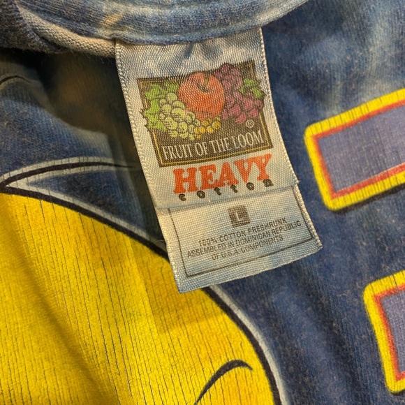 Vintage 90s Looney Tunes Tweety Tie Dye T-Shirt - Picture 3 of 3